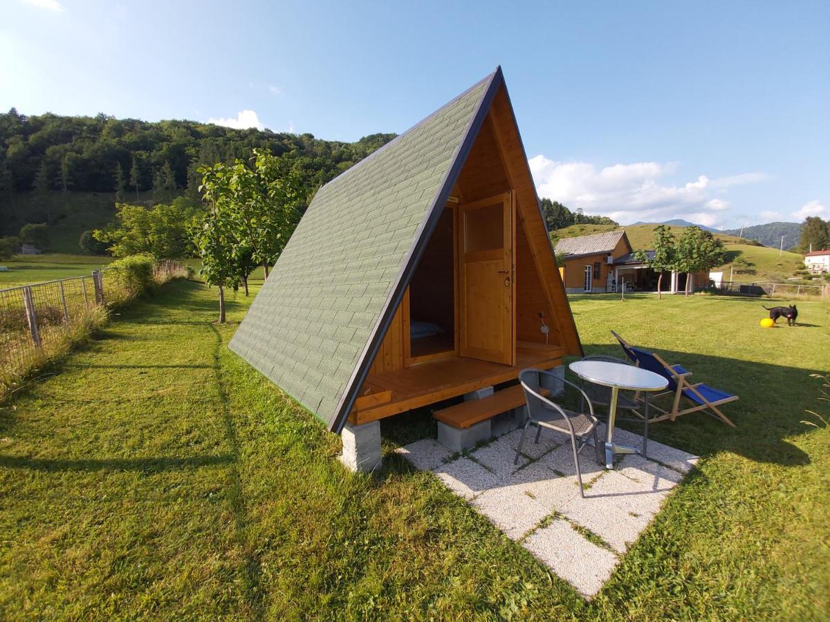 Glamping Hiske Petrin Hotell Tolmin Exteriör bild