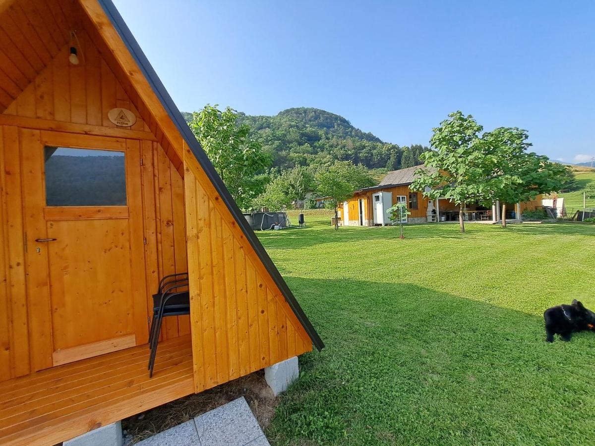 Glamping Hiske Petrin Hotell Tolmin Exteriör bild